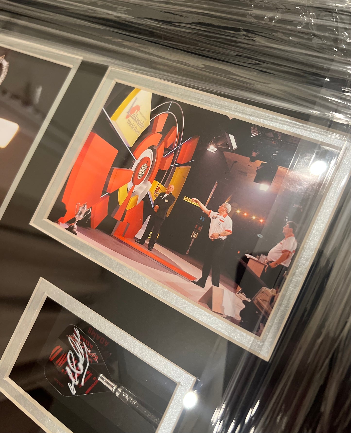 Martin ‘Wolfie’ Adams Signed Flight- Framed World Champion Montage