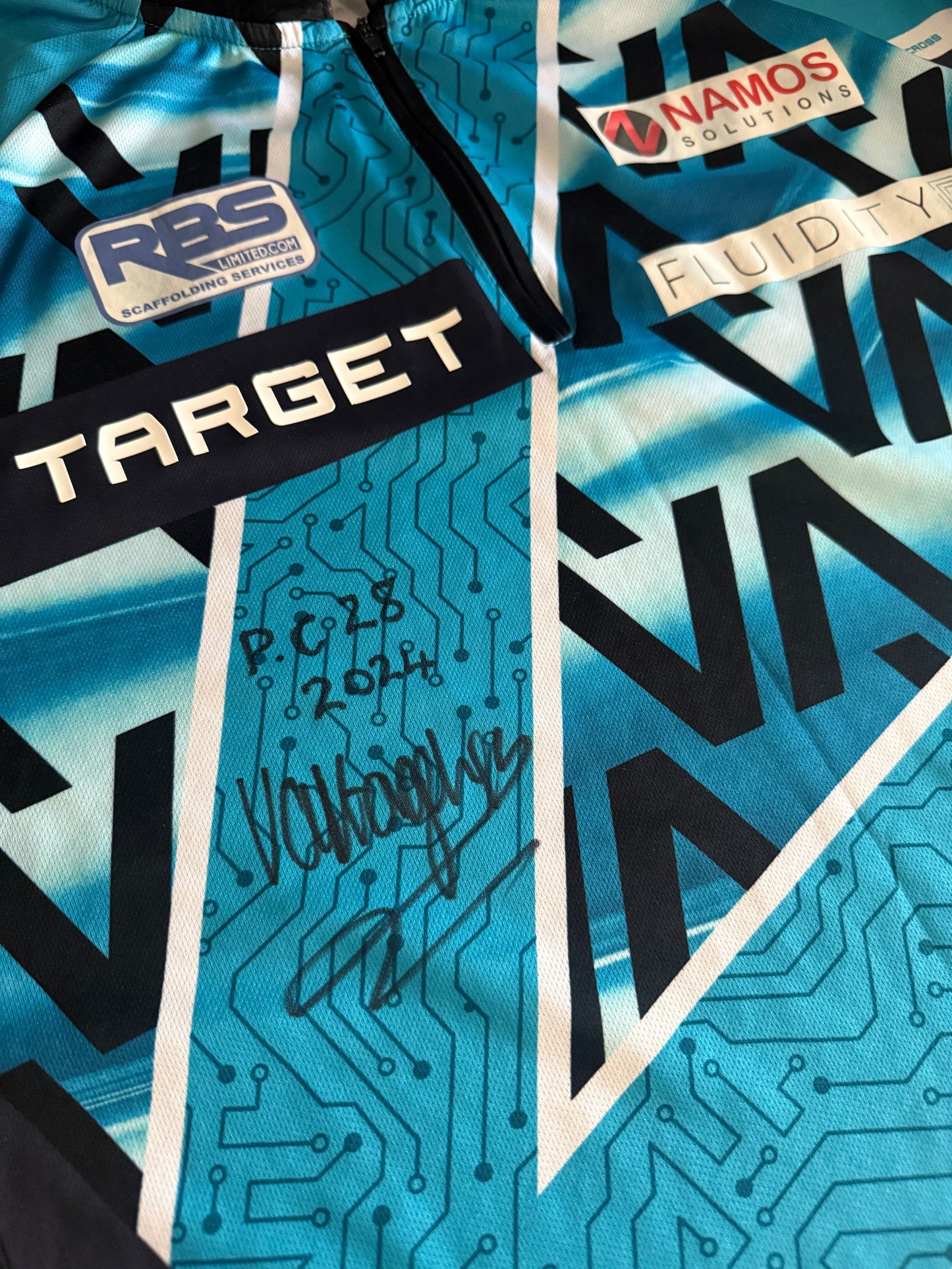 Rob Cross MATCH WORN Signed Players Championship 28 2024 Shirt