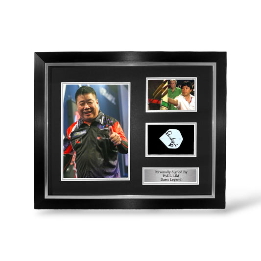 Paul Lim Signed Flight Montage- Deluxe Framed