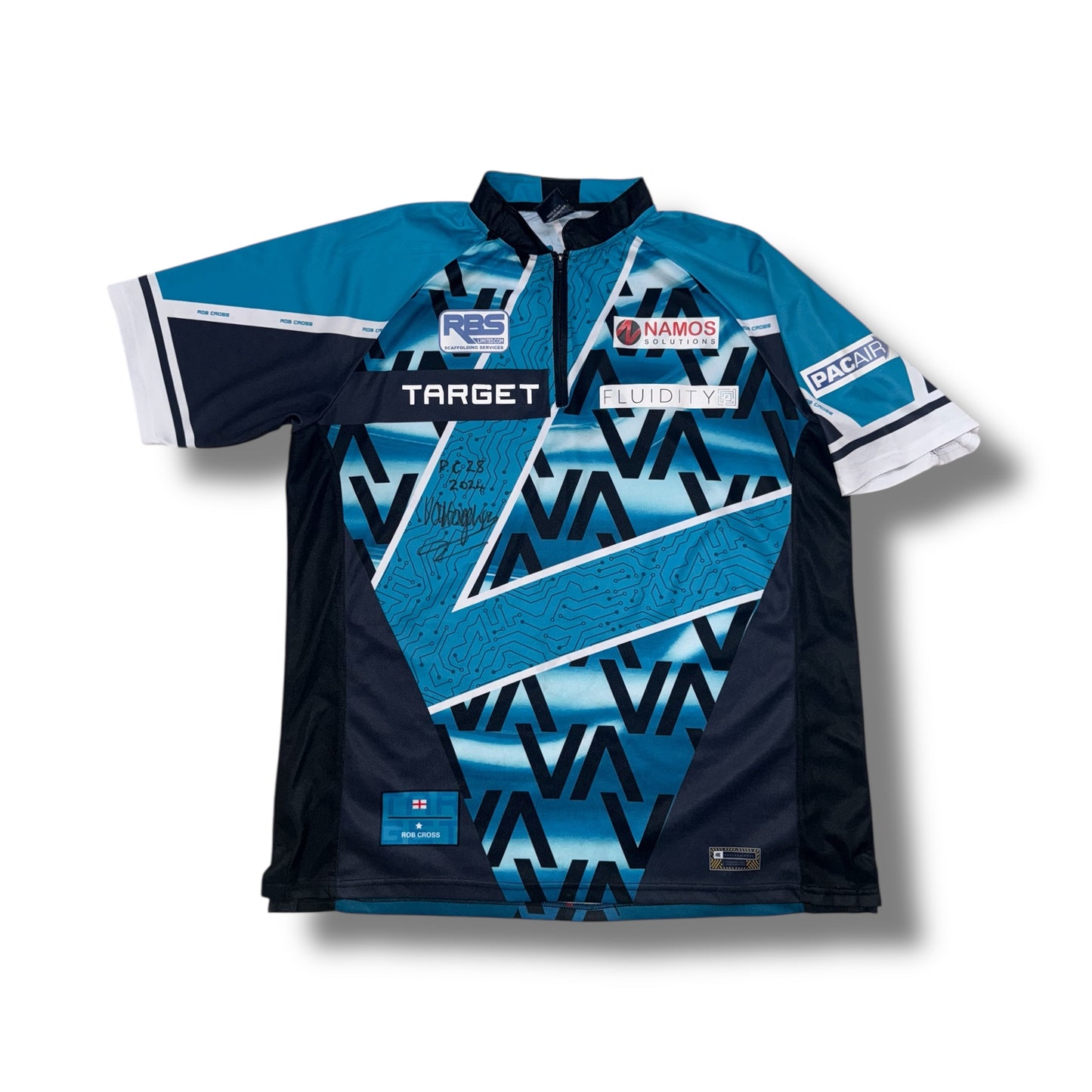 Rob Cross MATCH WORN Signed Players Championship 28 2024 Shirt