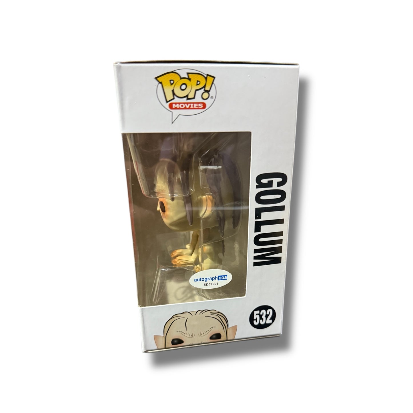 Andy Serkis Signed Gollum The Lord Of The Rings Funko Pop (ACOA Authenticated)