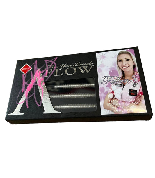 Fallon Sherrock MBE signed Dynasty A Flow Darts set