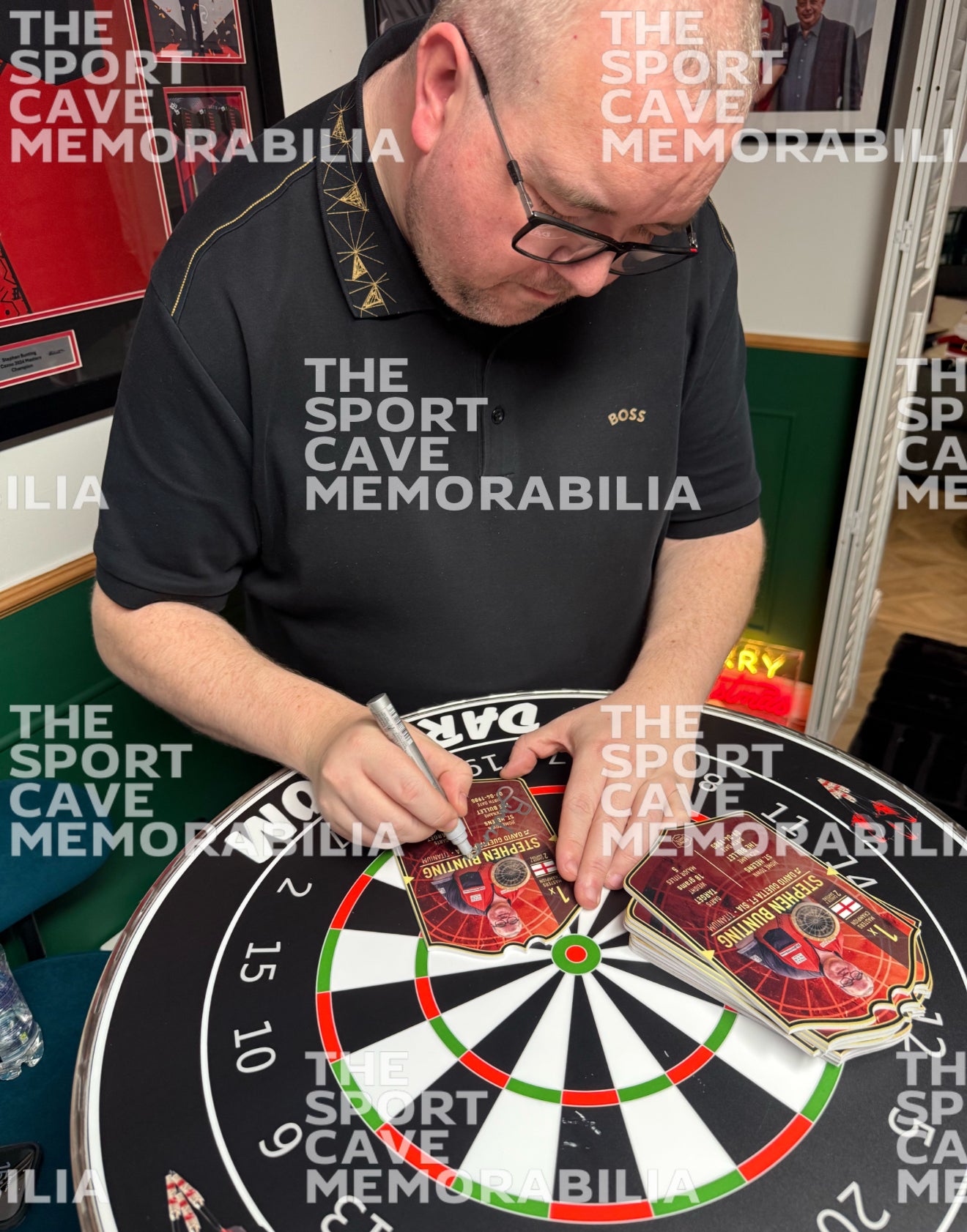 Stephen Bunting Signed Ultimate Darts Card