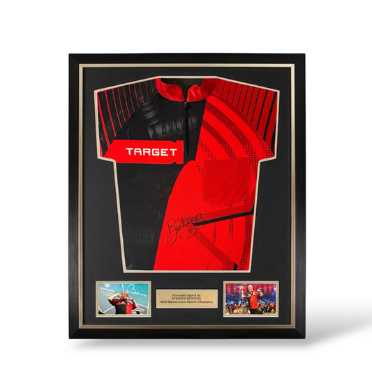 Stephen Bunting Signed Official Target Darts Shirt- Deluxe Framed