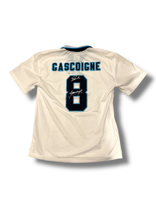 Paul Gascoigne ‘Gazza’ Signed England Euro 1996 Home Shirt