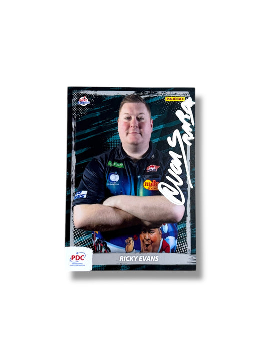 ‘Rapid’ Ricky Evans Signed Official Panini PDC World Championship Trading Card