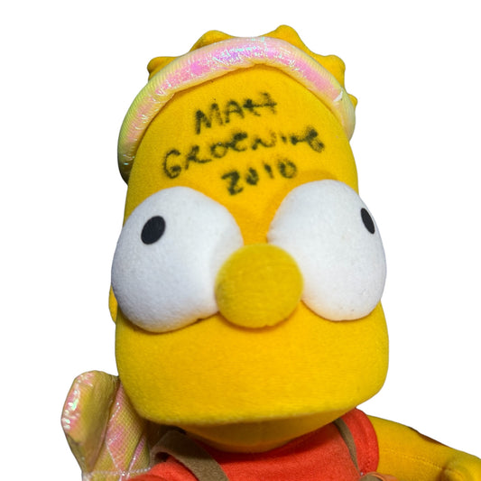 Matt Groening Signed Bart Simpson Plush (SWAU Authenticated)