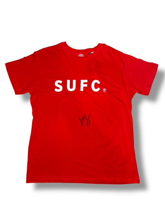 Harrison Burrows Signed Sheffield United SUFC T Shirt