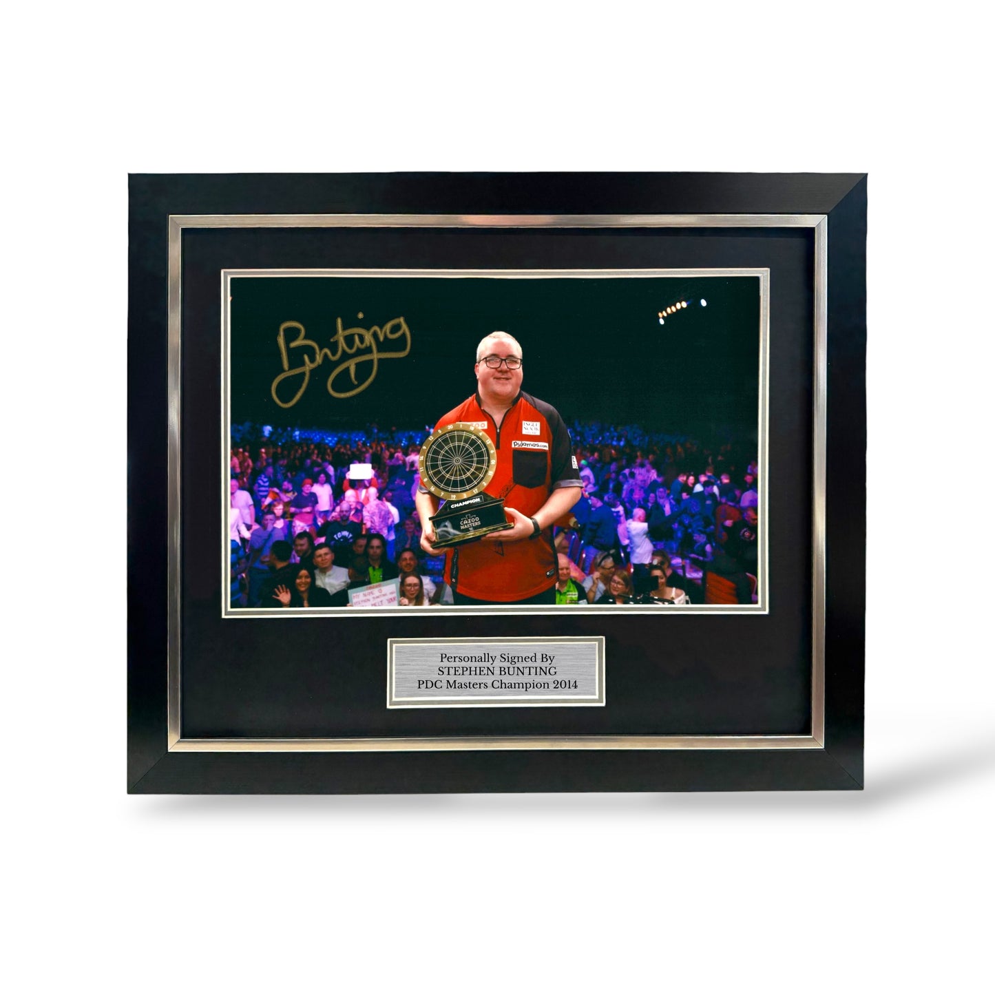 Stephen Bunting Signed 2024 Masters Champion Photo- Deluxe Framed