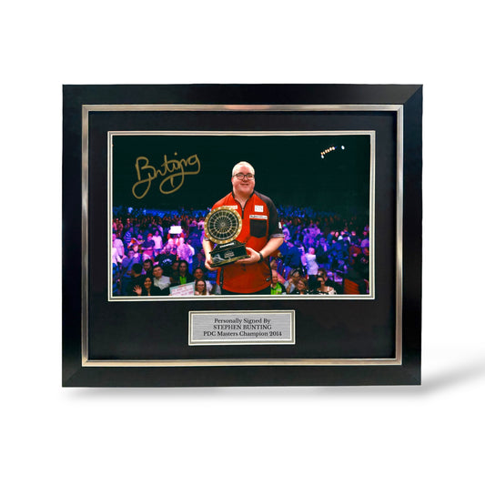 Stephen Bunting Signed 2024 Masters Champion Photo- Deluxe Framed