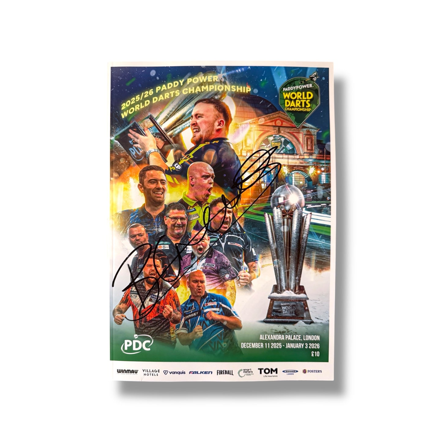 Beau Greaves Signed Official World Darts Championship 2026 Programme