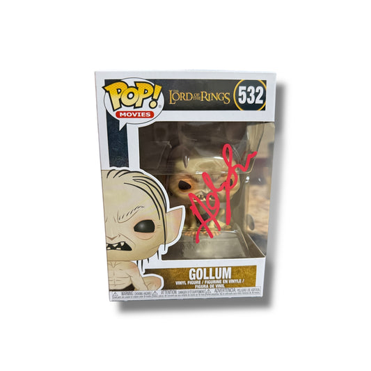 Andy Serkis Signed Gollum The Lord Of The Rings Funko Pop (ACOA Authenticated)