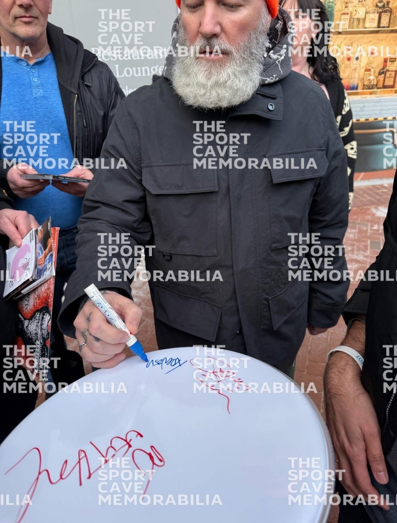 Limp Bizkit Band Signed Drumhead / Drumskin