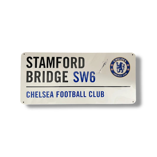 John Terry Signed Chelsea Street Sign