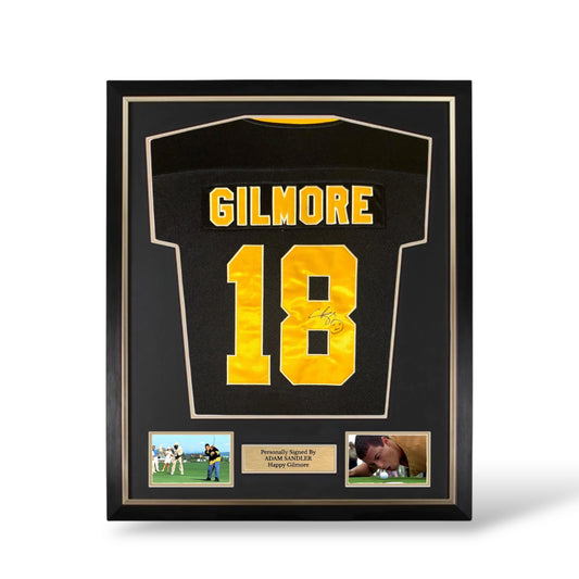 Adam Sandler Signed Happy Gilmore Jersey- Deluxe Framed