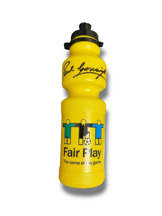 Paul Gascoigne Signed ‘Dentist Chair Celebration’ Euro 1996 Replica Fair Play Water Bottle